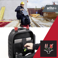 Wiha 45528 Elektriker Werkzeugrucksack Best�ckt 28teili 6