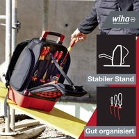 Wiha 45528 Elektriker Werkzeugrucksack Best�ckt 28teili 7