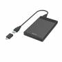 Hama - - Speichergehuse - 2.5 (6,4 cm) - SATA 6Gb/s - USB 3,2 (Gen 1) - Schwarz (00200760)