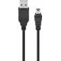 Wentronic - Goobay 45740 USB cable 1 m 2.0 USB A Mini-USB B Black
