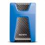 Adata - ADATA DashDrive Durable HD650 - Festplatte - 2TB - extern (tragbar) - 2.5 (6,4 cm) - USB 3,1 - 256-Bit-AES - Blau (AHD650-2TU31