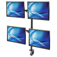 Manhattan - Tischhalterung Fr 4 Lcd-anzeigen - Stahl - 2