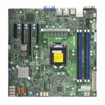 Super Micro - Super Micro SUPERMICRO X12STL-F - Motherboard - micro ATX - LGA1200-Sockel - C252 Chipsatz - USB 3,2 Gen 1 - 2 x Gigabit LAN - O