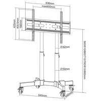 Manhattan Tv-wagen 23-70 40kg Extra-niedrig 3