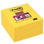Blocchetti Memo - 3m Post-it - Cubo 350 Foglietti Super Sticky - Colore Giallo Oro