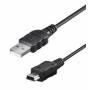 Wentronic - Goobay Mini-USB Sync- & Ladekabel, Schwarz, 1 m - fr Handy/Smartphone/Kleingerte mit Mini-USB geeignet (46712)