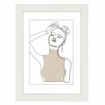 Hama - Kopenhagen - Glas - MDF-Platten - Wei - Einzelbilderrahmen - Wand - 28 x 35 cm - Nachdenklich (00175989)