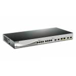 D-link - DXS-1210-12TC/ E Network Switch Gestionado L2 10G Ethernet (100/ 1000/ 10000) 1U Black - Silver (DXS-1210-12TC/ E)