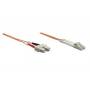 Intellinet - INTELLINET LWL Anschlusskabel LC/SC 1m Multimode OM2 orange