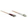 Intellinet - INTELLINET LWL Anschlusskabel LC/ST 3m Multimode OM2 orange