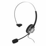 Hama - - Auriculares supraaurales con cable - conector de 2,5 mm - negro, plateado