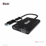 Club 3d - Video Splitter USB-C auf 1xHDMI 1xVGA *Club3D*