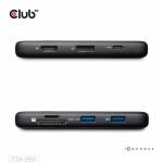 Club 3d - Club 3D 8-1 PORTABLE DOCK USB TYPE-C R 10GBPS TO HDMI#AND DisplayPort# 8K30Hz PD MAX - Digital/Daten (CSV-2551)