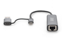 Digitus Usb Type-c Gigabit Ethernet Adap. 2.5g Usb-c+ usb A 3