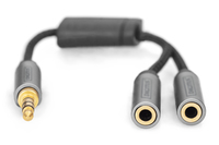 Digitus Headset Adapter, 3, 5mm Klinke Auf 2x3, 5mmbuchse 0, 2mm 3