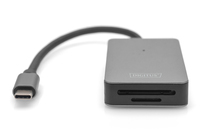 Digitus Kartenleser Usb-c 2 Port Silber 15cm Kabel 4