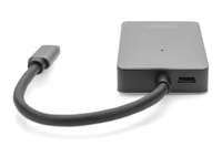 Digitus Kartenleser Usb-c 2 Port Silber 15cm Kabel 5