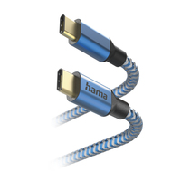 Hama Reflective Usb Kabel 1, 5 M Usb 2.0 Usb C Blau (00201557 2