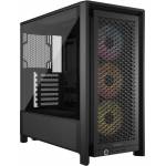 Corsair - FRAME 4000D RS ARGB - Midi-Tower Gaming - E-ATX - Seitenteil mit Fenster (gehrtetes Glas) (CC-9011296-WW)