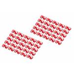 Digitus - DIGITUS Farbclips fr Patchkabel RJ45 100 Stck rot