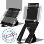 R-go - R-Go Laptop-Tabletstnder 10-22 Max.5KG schwarz retail [DE-Version, German Keyboard]