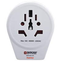 Hama Reiseadapter World To Europe Usb, Fr 2- Und 3-pol 1