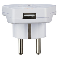 Hama Reiseadapter World To Europe Usb, Fr 2- Und 3-pol 2