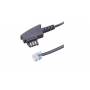 Basetech - Fax Anschlusskabel [1x TAE-N-Stecker - 1x RJ11-Stecker 6p4c] 6 m Schwarz Basetech (1602127)