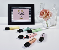 4 Stabilo Textmarker Pastell 8