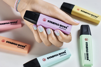 4 Stabilo Textmarker Pastell 9
