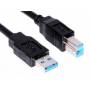  "Microconnect-Microconnect USB3.0AB3B 3m USB A USB B Male Male Black USB cable-Microconnect-Hardware/Electronic"
