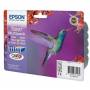 Epson - T0807 Multipack - Schwarz, Gelb, Cyan, Magenta, hell Magenta, hell Cyan - Original - Blister mit RF- / aktustischem Alarmsignal [EURO-Version]
