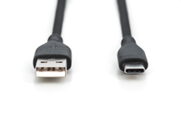 Digitus Usb 2.0 Anschlusskabel Typ C -a Silikon St/ st 0, 5m S 1