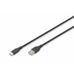 Digitus Usb 2.0 Anschlusskabel Typ C -a Silikon St / 5m S st 0 - DIGITUS USB 2.0 Kabel Typ C -A Silikon St/St 0,5m schwarz
