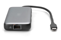 Digitus Docking Usb-c->hdmi, Usb3.2, Rj45, Sd, Microsd, Pd Alu Si 1