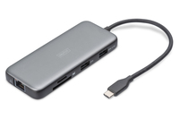 Digitus Docking Usb-c->hdmi, Usb3.2, Rj45, Sd, Microsd, Pd Alu Si 4
