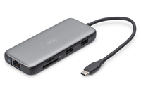 Digitus Docking Usb-c->hdmi, Usb3.0, Rj45, Sd, Microsd, Cpd Alu S 4