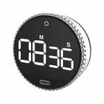 Xavax Timer Rotation, Digital, Silber / schwarz (00185858) - Xavax Timer Rotation, digital, Silber/Schwarz (00185858)