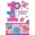 Amscan - Compleanno Rosa - 8 Inviti Con Busta