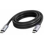 Vision - Vision - USB-Kabel - 24 pin USB-C (M) zu 24 pin USB-C (M) - USB 3,2 - 3 A - 5,0m - USB-Stromversorgung (100 W), bis zu 20 Gbps D