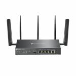 Tp-link - Omada ER706W-4G V1 - Wireless Router - WWAN 5-Port-Switch - 1GbE - WAN-Ports: 6 - Wi-Fi 6 - Dual-Band - 4G - wandmontierbar (ER7