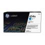 Hp - Hp 654a Cyan Original Laserjet Toner Cartridge [EURO-Version]