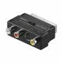 Wentronic - Goobay AVK 196 SCART 3x RCA + 1x mini DIN (4-pin) Black cable interface/gender adapter