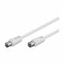 Tecline - Wentronic AK 2000 20m Coaxial Coaxial Blanco cable coaxial