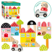 Holzbausteine-set 40 Spielsteine Neu 2