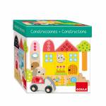 Holzbausteine-set 40 Spielsteine Neu - Goula: Scatola Costruzioni 40 Pz. Con Coniglietto E Macchina