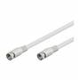 Tecline - Goobay BKF 500 5m Blanco cable coaxial