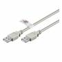 Wentronic - Goobay USB 2.0 Hi-Speed Kabel mit USB Zertifikat, Grau, 5 m - geeignet fr Gerte mit USB Anschluss (50798)