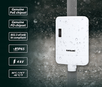 Intellinet Outdoor 5-port Gig Poe Switch Passthrough 8