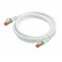 Python - Cat.6 Patchkabel mit Nylongeflecht wei 7,5m